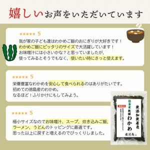 乾燥 わかめ カットわかめ 徳島県産 80g ...の詳細画像5