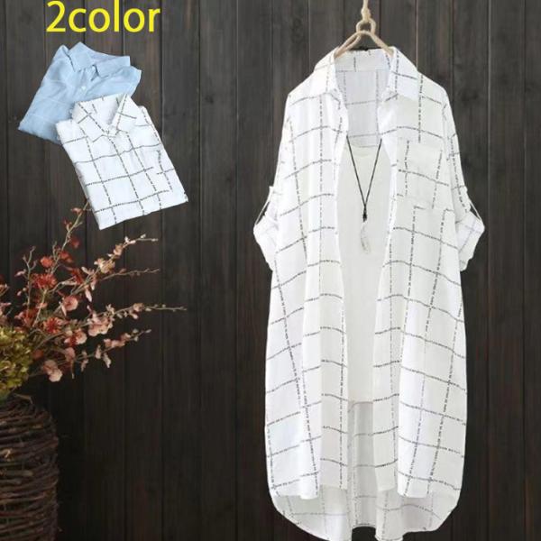 シャツ ブラウス レディース オーバーサイズ 半袖 長袖 シャツジャケット はおり オーバーシャツ ...