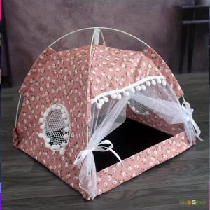 猫 べッド 犬 ベッド ペット テント ドーム型ペットハウス 38*38*39 犬小屋 猫小屋 ペットハウス マットレス付き 四季通用 猫｜hmstore-2023