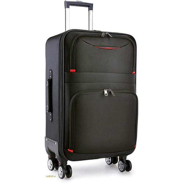 布製キャリーケース スーツケース キャリーバッグ 機内持ち フロントポケット 横型 使いやすい トロ...