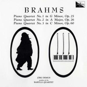 Brahms ブラームス / ピアノ四重奏曲第1番、第2番、第3番　イェルク・デムス、バリリ四重奏団...