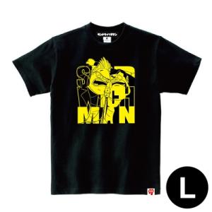 サンドウィッチマン イラストTシャツ（ブラック）L  〔Goods〕