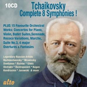 Tchaikovsky チャイコフスキー / 交響曲全集、15の主要管弦楽曲集　ゲンナジー・ロジェス...