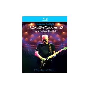 David Gilmour デビッドギルモア / Remember That Night:  Live At The Royal Albert Hall  〔BLU-RAY DISC〕