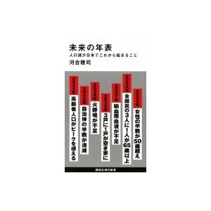未来の年表 人口減少日本でこれから起きること 講談社現代新書 / 河合雅司  〔新書〕