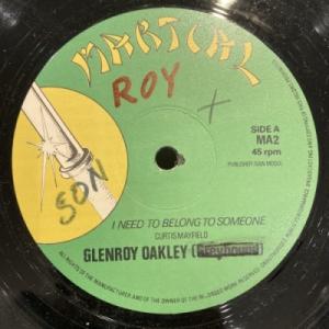 【新宿】GLENROY OAKLEY/I NEED TO BELONG TO SOMEONE(MA2...