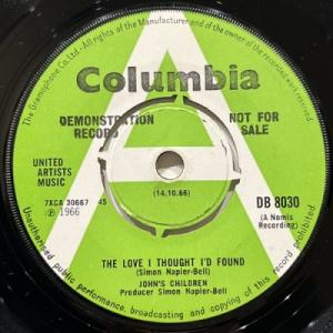 【新宿】JOHN'S CHILDREN (MARC BOLAN)/LOVE I THOUGHT I'D FOUND(DB8030)