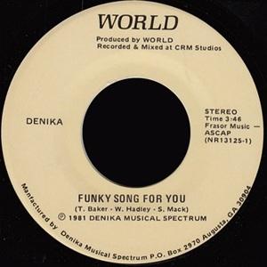 【新宿】WORLD/FUNKY SONG FOR YOU / I AM SINGING(NR1312...