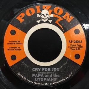 【HMV渋谷】PAPA AND THE UTOPIANS/CRY FOR JOY(PP2000)