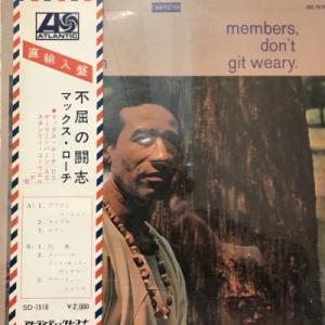 【コピス吉祥寺】MAX ROACH/MEMBERS DON'T GIT WEARY(SD1510)