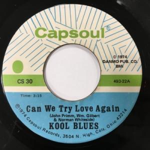 【HMV渋谷】KOOL BLUES/CAN WE TRY LOVE AGAIN(CS30)