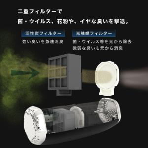 フジコー 空気清浄機 アカリア ホワイト ブラ...の詳細画像3