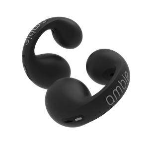 ambie sound earcuffs （アンビー サウンド イヤカフ）AM-TW01 BLACK 耳をふさがないイヤホン 完全ワイヤレス 高品質