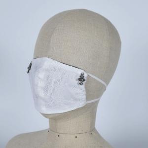 h.NAOTO 布マスク お洒落マスク 総レース 十字架 ゴシック ゴスロリ Lace gothic mask Wear