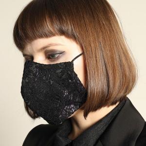 h.NAOTO 布マスク お洒落マスク レース柄 ゴシック ゴスロリ ロリータ Gothic lace mask wear / M