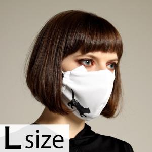 h.NAOTO Lサイズ 布マスク お洒落マスク 猫 ネコ耳 ゴシック ロリータ 魔女猫 YAMUCH MASK WEAR