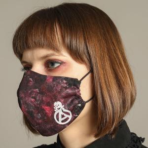 h.NAOTO Mサイズ 布マスク お洒落マスク ゴシック パンク パンキッシュ Anarchy paint Mask Wear