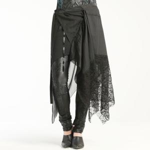 h.NAOTO ラップスカート 巻きスカート ゴシック モード Gothic Damage Wrap Skirt