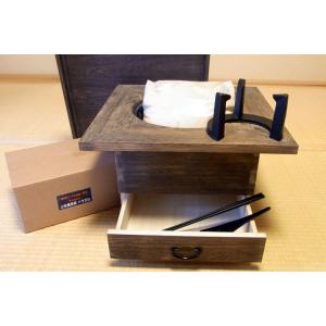 大型 火鉢 くり抜き 天然木 ◇ 幅720×奥行610×高さ305mm 囲炉裏 古民具