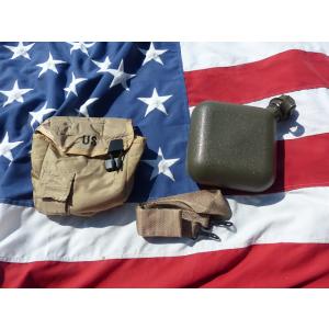[未使用] 米軍実物 1QTキャンティーン・フルセット ボトル アメリカ軍 実物 新品 米軍 1QT CANTEEN HARD アウトドア