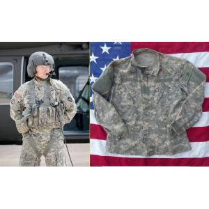 米軍実物 レア! ACU エアクルー ジャケット L-S A2CU ヘリクルー Army Aircr...