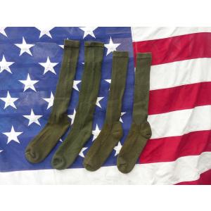 米軍 OD クッションソールソックス 2組 MEDIUM　 X-STATIC 　靴下　M237x