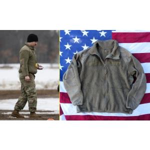 米軍実物　ポーラテックフリースジャケット　L-R　コヨーテ　GEN3 ECWCS　147x
