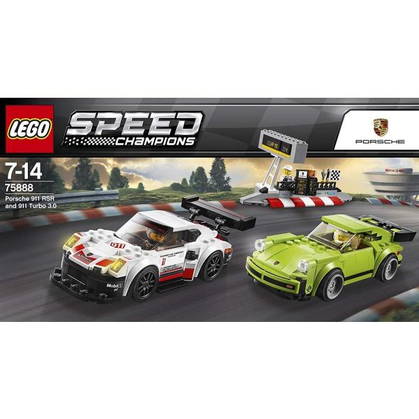 レゴ(LEGO) スピードチャンピオン ポルシェ 911 RSR と 911 ターボ 3.0 758...