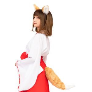 けもみみしっぽセット きつね 狐 耳 尻尾 き...の詳細画像4