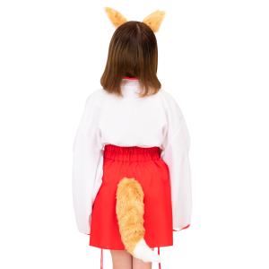 けもみみしっぽセット きつね 狐 耳 尻尾 き...の詳細画像5