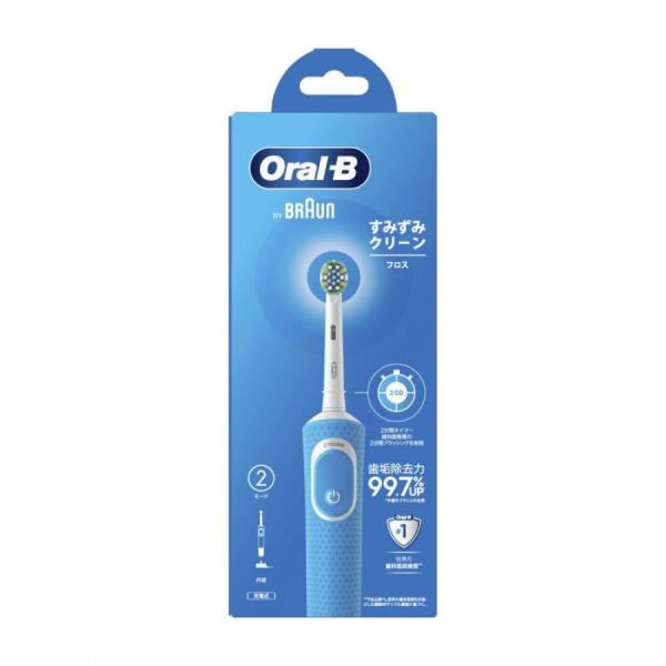 ブラウン P&amp;G オーラルB D100 すみずみクリーン フロス 電動歯ブラシ 本体