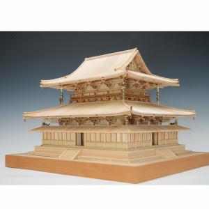 1/75 法隆寺　金堂 改良版　UDJ-T-HORYU-KON-75 木製模型レーザーカット加工｜hobby-life-japan