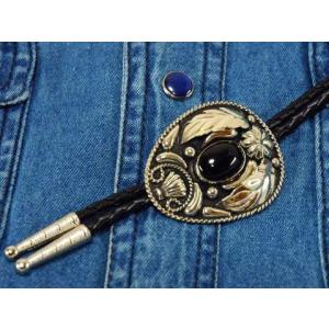 紐ループタイ ボロタイ アンティーク シルバー オオカミ 狼 ウルフ