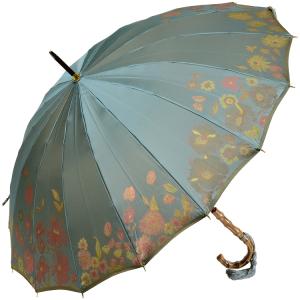 傘 レディース 長傘 前原光榮商店 カーボン 16本骨 雨傘 ラインアート