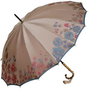 傘 前原光榮商店 レディース 長傘 16本骨 雨傘 Fiore フィオーレ