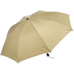 傘 メンズ 折りたたみ傘 WAKAO 軽量 超撥水 雨傘 親骨55cm ベージュ｜hobby-mart