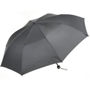 傘 メンズ 折りたたみ傘 WAKAO 軽量 超撥水 雨傘 親骨55cm グレー｜hobby-mart