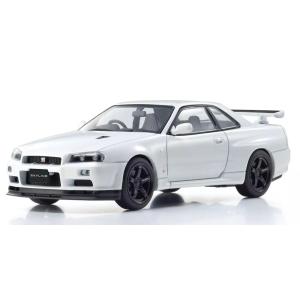 京商 1/43 日産 スカイラインGT-R/R34 VスペックII (ホワイト)