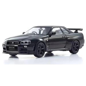京商1/43 日産 スカイラインGT-R/R34 VスペックII (ブラック)