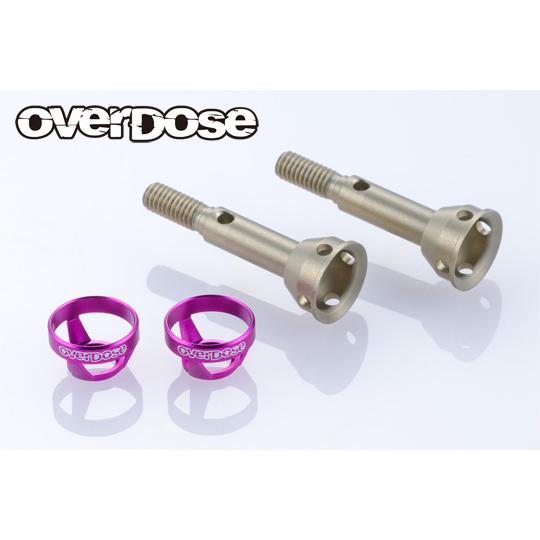 ★OVERDOSE ★ OD3980 「　ライトウエイトアルミリヤアクスルシャフト (For GAL...