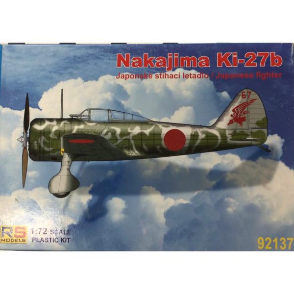 RS MODELS 1/72 RS92137 九七式戦闘機　キ-27b