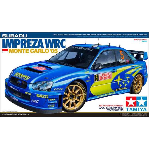 1/24 タミヤ 24281 スバル インプレッサ WRC モンテカルロ &apos;05