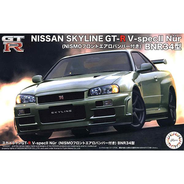 1/24 フジミ ID-285 日産 スカイライン GT-R R34 V-specII Nur NI...