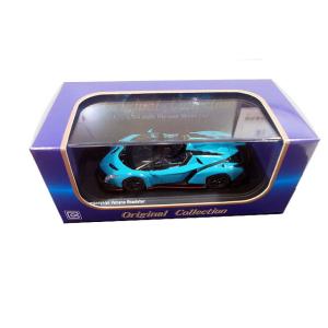 1/64 京商 ブンカ KS07040B4 ランボルギーニ ヴェネーノ ロードスター 青/赤