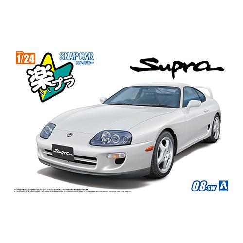 1/24 アオシマ SNAP24-08-SW スナップカー トヨタ JZA80 スープラ 1996 ...