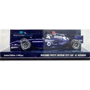 1/43【ミニチャンプス】ウィリアムズ FW27C INTERIM TEST CAR No10 (N.ROSBERG)｜hobby1987