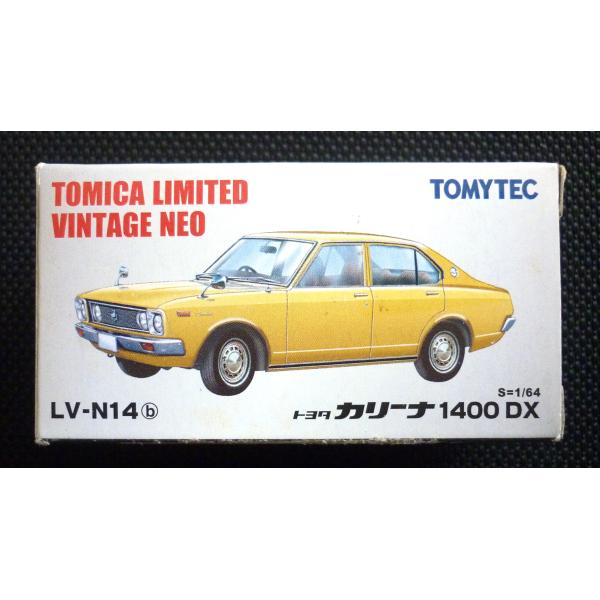 1/64【トミカリミテッドヴィンテージNEO】LV−N14b『トヨタ カリーナ 1400DX (70...