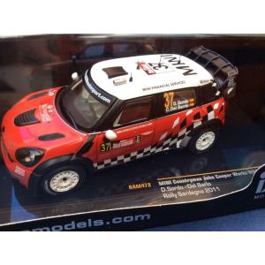 1/43 MINI カントリーマン ジョンクーパーワークス Ｎo37 Rally Sardegna2011/ D.Sordo｜hobby1987