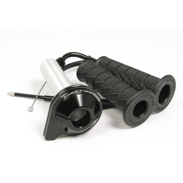 03-06-0002　SP武川インボリュートS ハイスロットル/ケーブル長810mm/ブラックアルマ...