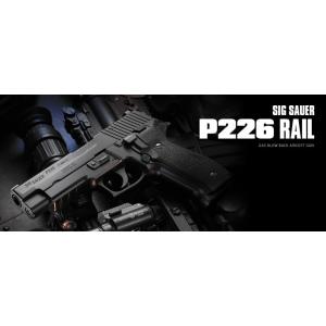 H9229B　ハイスペックな軍用拳銃 東京マルイ ガスブローバック シグ ザウエル P226レイル ...